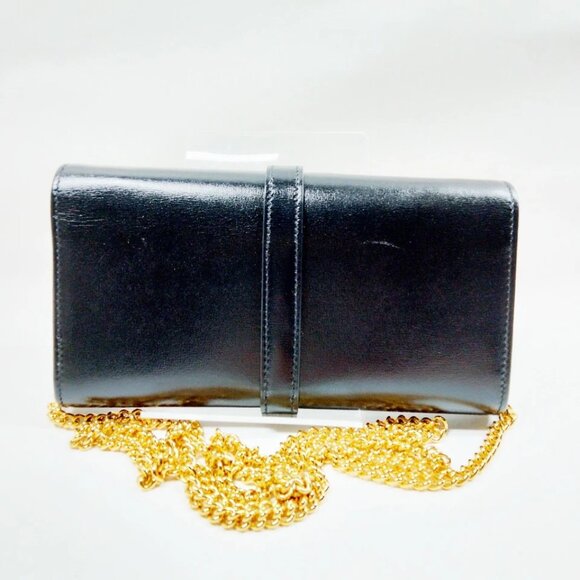 Gucci Long Wallet Black Leather 547-070925 - Picture 2 of 9